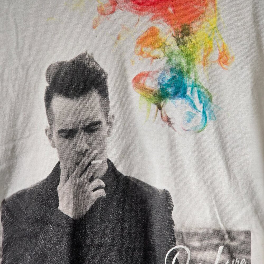 Manhead Panic At The Disco Graphic Shirt SS Women's Small - Cotton, 1-Sided - Picture 5 of 12